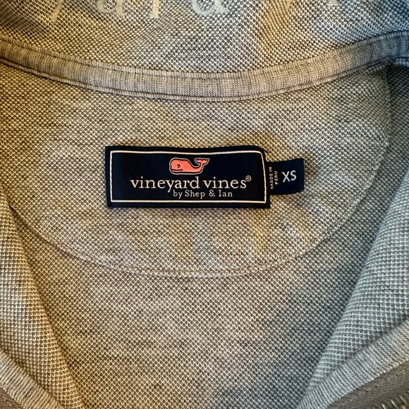 Vineyard Vines Saltwater Quarter Zip in Grey Heather Size XS - Picture 6 of 9